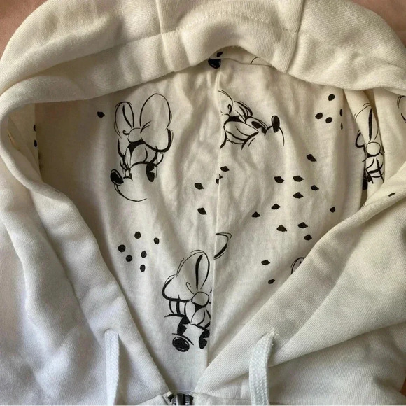 Disney Minnie Mouse Zip Up Hoodie M - Picture 3 of 5